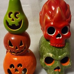 2021 Hyde Eek Lit Fruit Pear Stack Guava Cantelope Skull Bundle Lot Halloween